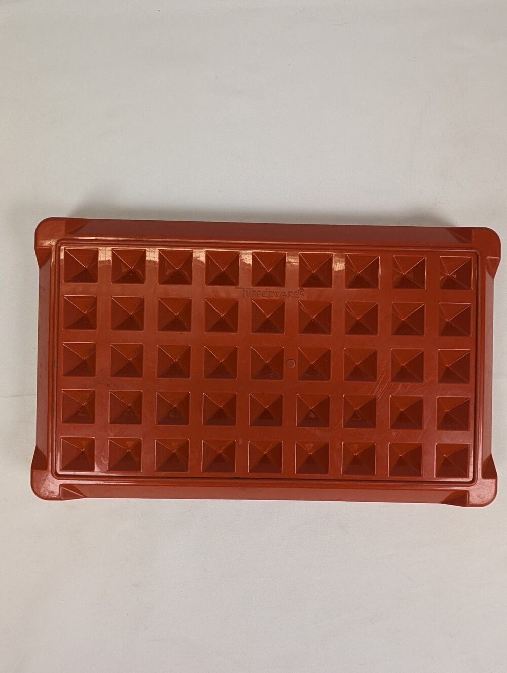 Tupperware Vtg Bacon Hot Dog Deli Meat Keeper Marinade Paprika W/ Clear Lid 1292